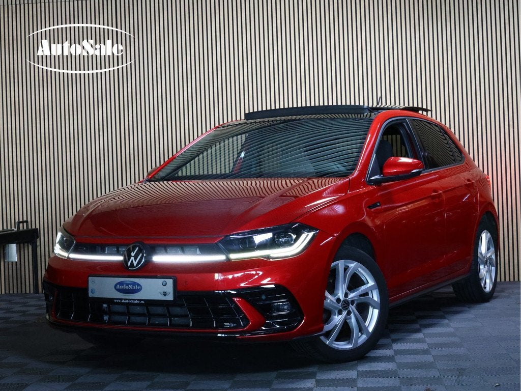 Volkswagen Polo 1.0 TSI R-Line Business AVM DSG NAVI CARPLAY, Stof, Gebruikt, Bedrijf, 600 kg