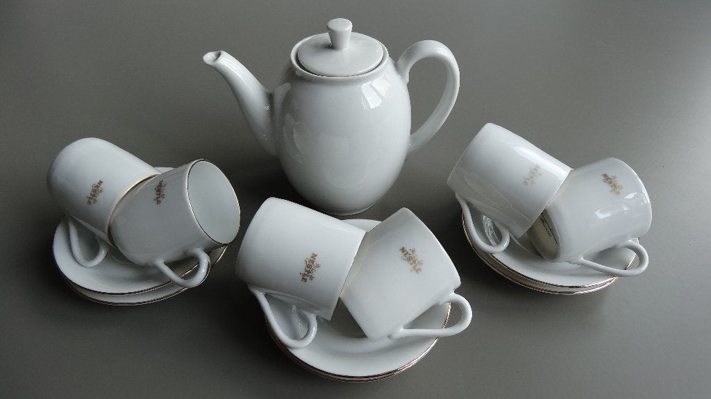 kindertheeservies theeservies voor kinderen wit servies, Ophalen of Verzenden, Zo goed als nieuw, Overige stijlen, Aardewerk