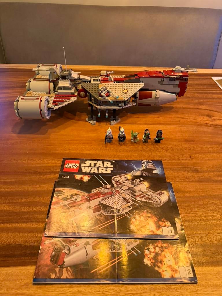 Lego star wars set 7964 republic frigate compleet, Star Wars, Lego, Ophalen of Verzenden, Zo goed als nieuw