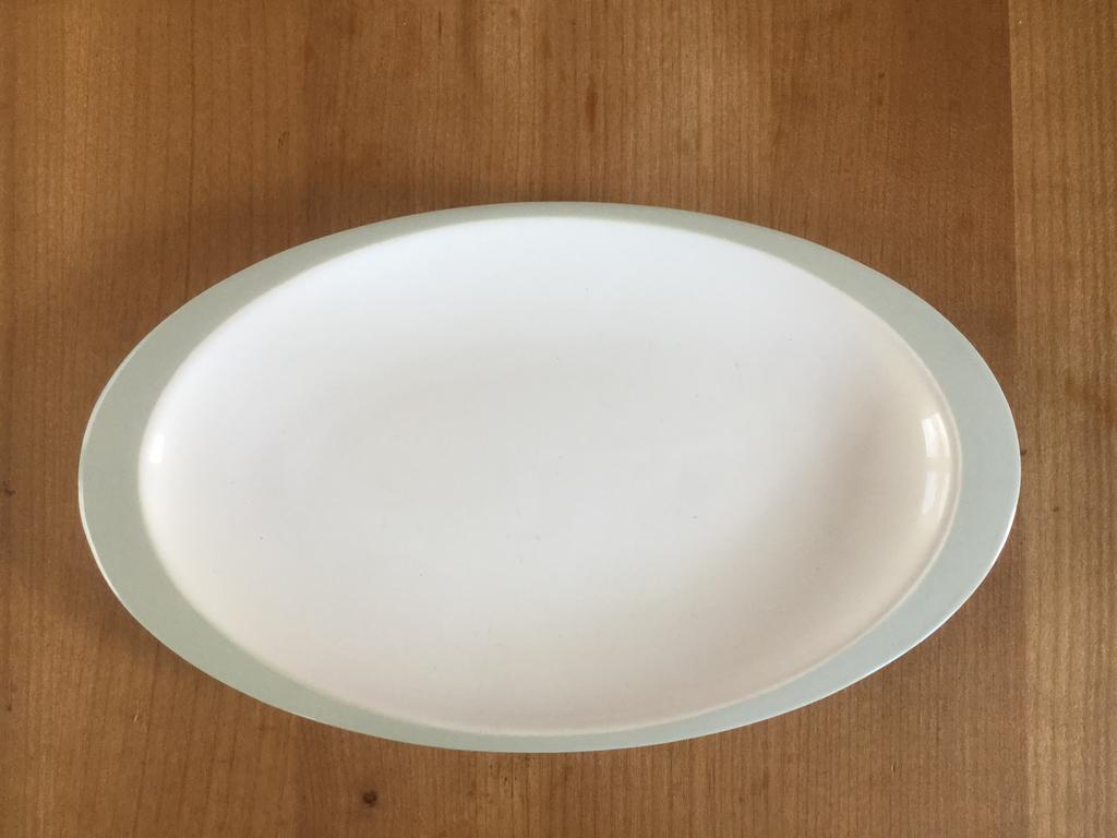 Mosa Maastricht - ovaal schaaltje met pastelkleurige rand, Ophalen of Verzenden