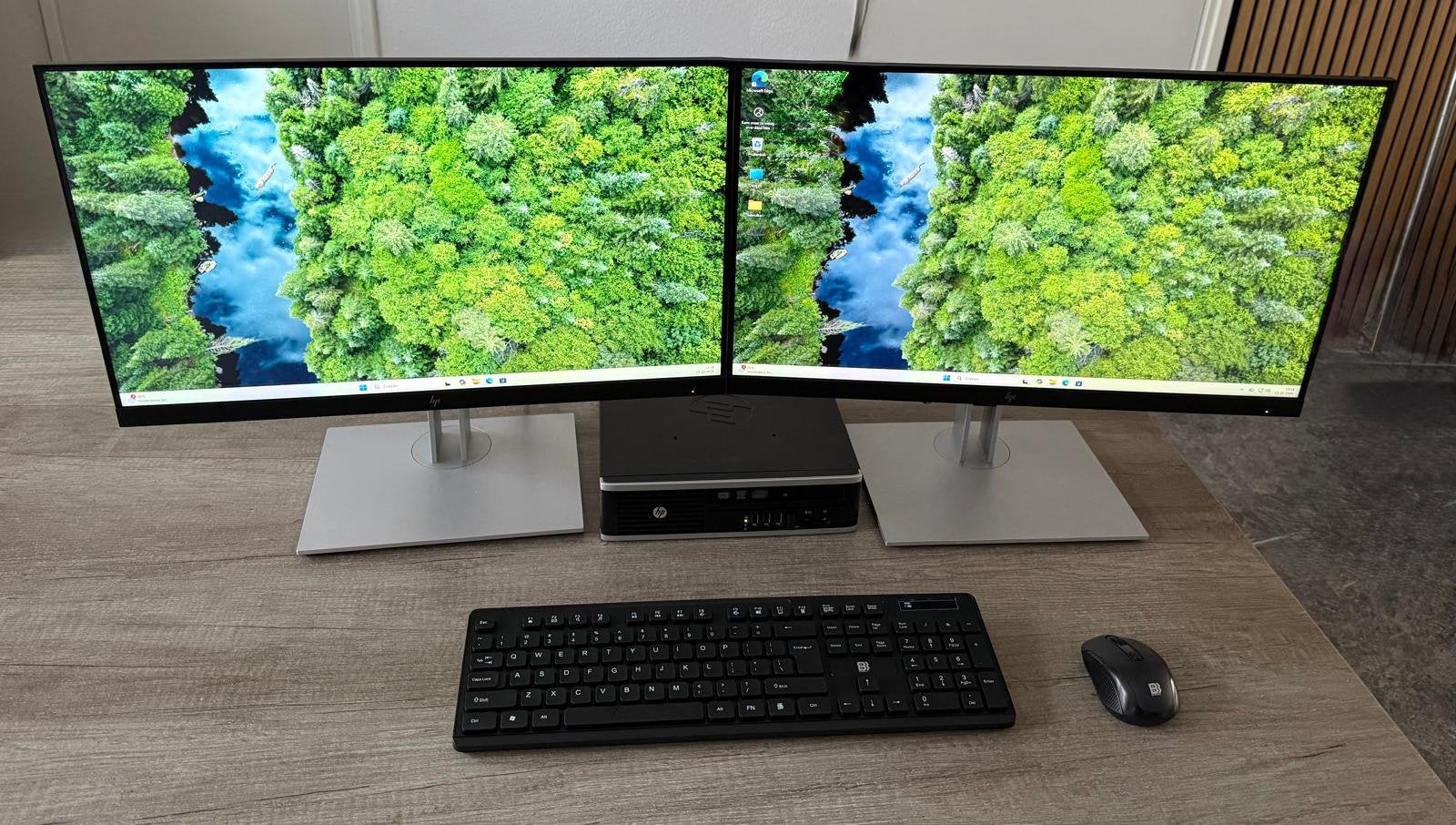 HP Compaq Elite 8300 i5 -  Werkstation met 2x 21.5 HP scherm, Ophalen, Zo goed als nieuw, SSD