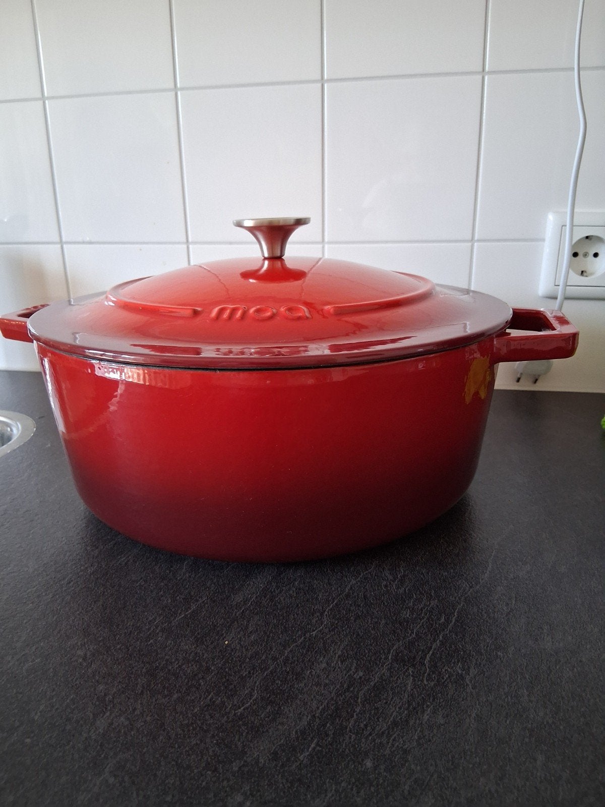 MOA braadpan, Huis en Inrichting, Keuken | Potten en Pannen, Ophalen of Verzenden, Zo goed als nieuw, Gietijzer