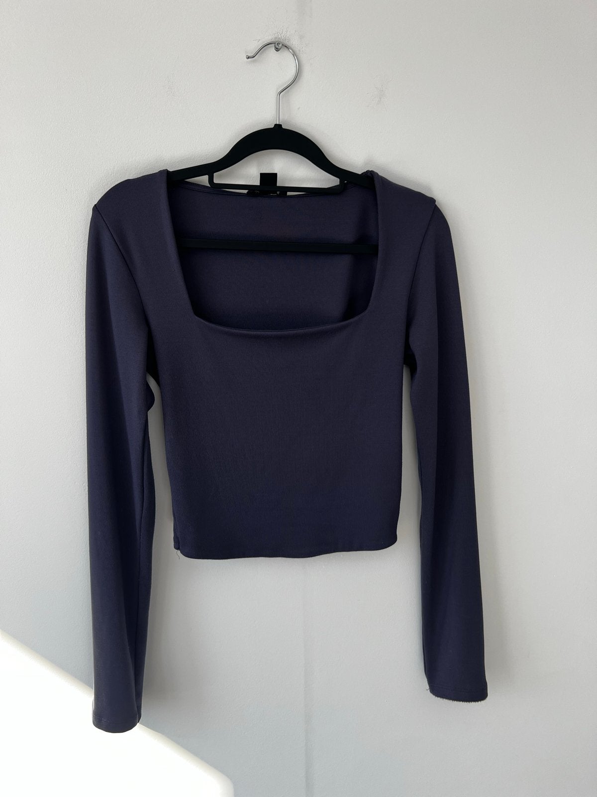 Paarse U-hals top van New Yorker maat M, Kleding | Dames, Maat 38/40 (M), Verzenden, Paars, Lange mouw