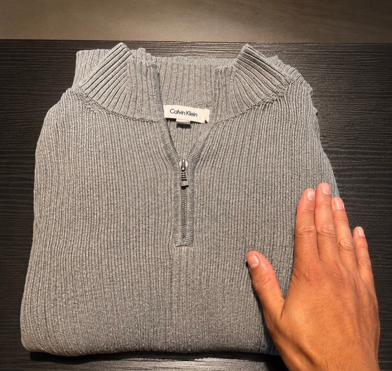 Calvin Klein trui - Nu voor 10 euro!, Ophalen of Verzenden, Gedragen, Overige maten, Grijs