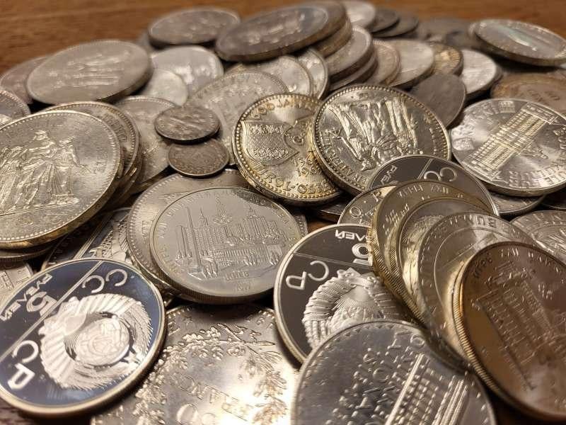 1 kilo zilver wereld mix, Postzegels en Munten, Edelmetalen en Baren, Ophalen of Verzenden, Zilver