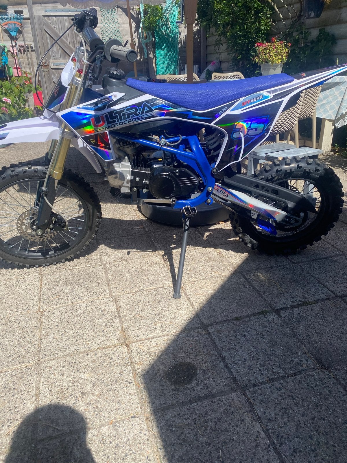 125cc 4-takt crossmotor - Start en rijdt goed!, Ophalen of Verzenden, Gebruikt, Overige merken