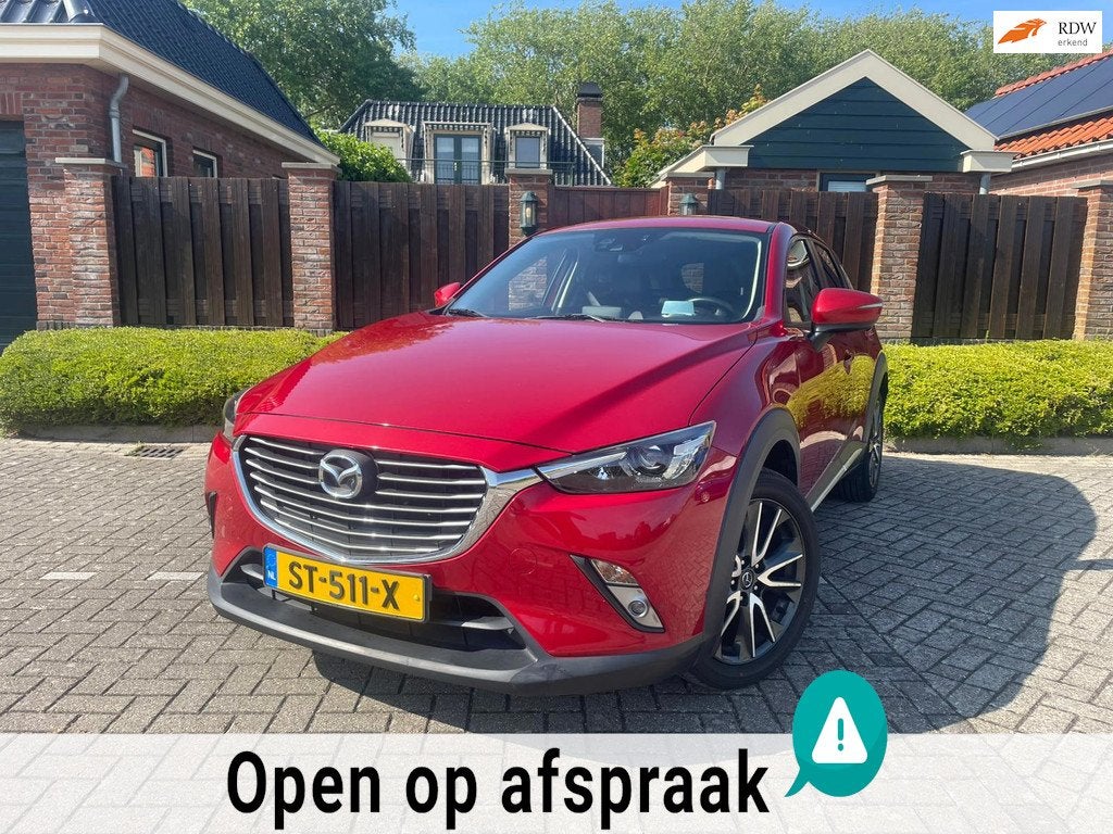 Mazda CX-3 2.0 SkyActiv-G 120 TS+ AUTOMAAT HOGE INSTAP LEDER, 1998 cc, Euro 6, 4 cilinders, Leder