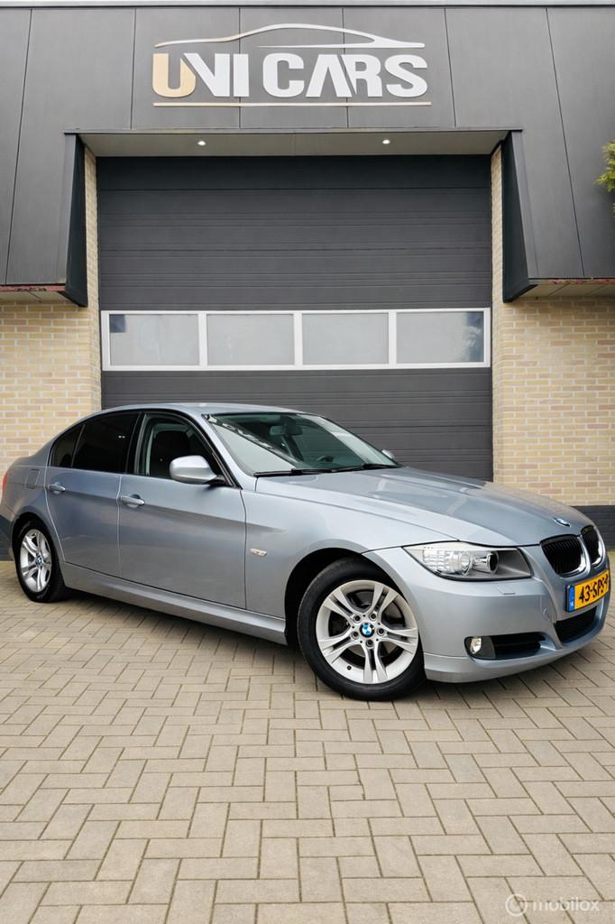 BMW 3-serie 318i 2.0 Corporate Lease|Navi|Cruis|Clima|2011|, Zwart, 4 cilinders, Blauw, Origineel Nederlands