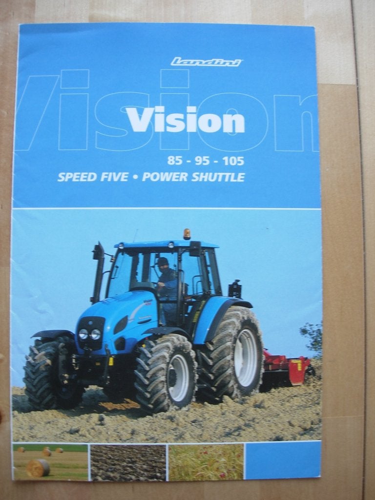 Landini Vision Tractor Trekker Brochure 2004 – 85 95 105, Folder, Verzenden, Landini, Zo goed als nieuw