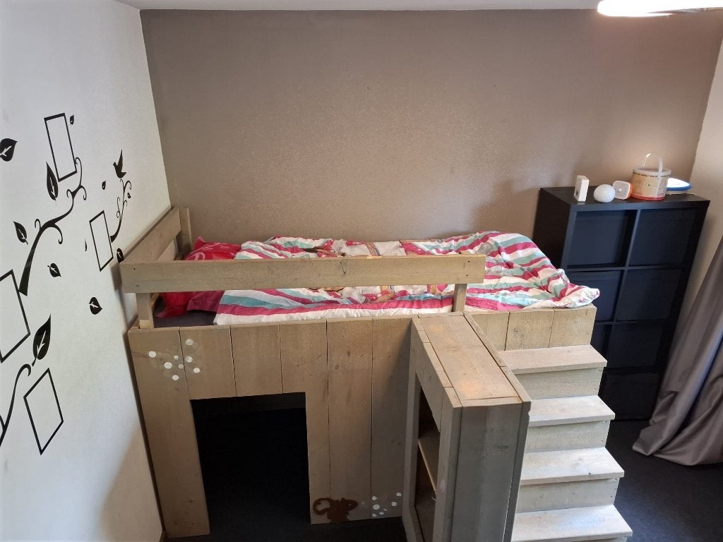Halve hoogslaper, Kinderen en Baby's, Ophalen, Gebruikt, Hoogslaper