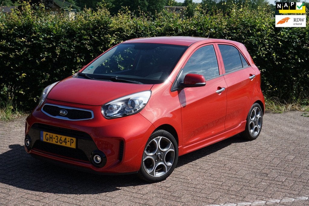 Kia Picanto 1.2 CVVT SportsLine|Volledige Historie|2e Eigena, Auto's, Voorwielaandrijving, Euro 5, Gebruikt, 4 cilinders