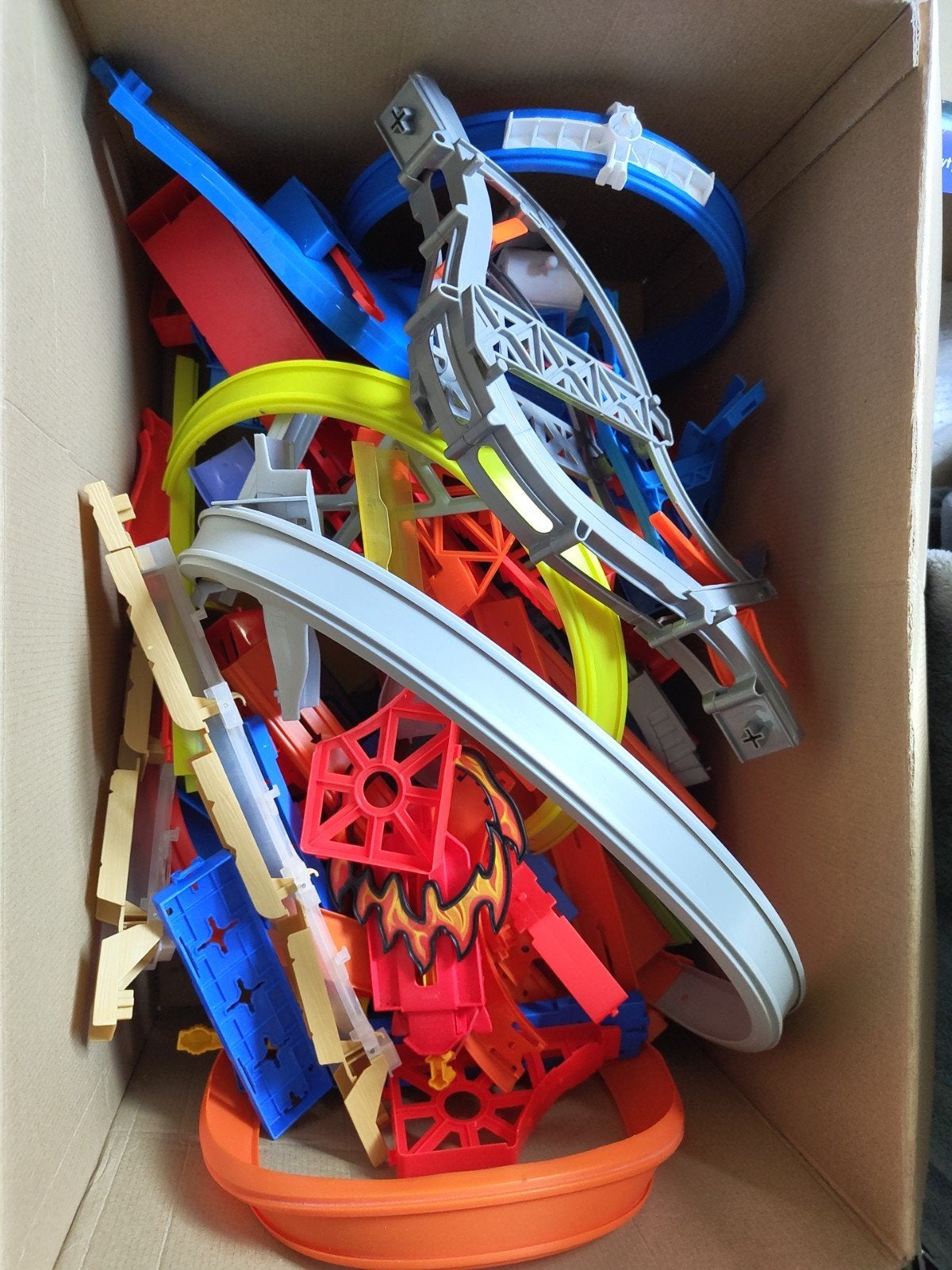 Grote partij Hot Wheels racebaan onderdelen, Gebruikt, Onderdelen, Ophalen of Verzenden, Hot Wheels
