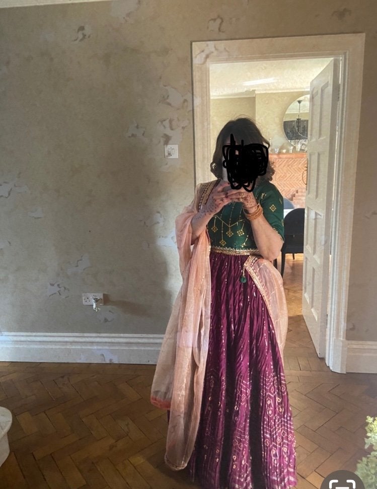 Lahenga, Maat 38/40 (M), Galajurk, Ophalen of Verzenden, Zo goed als nieuw