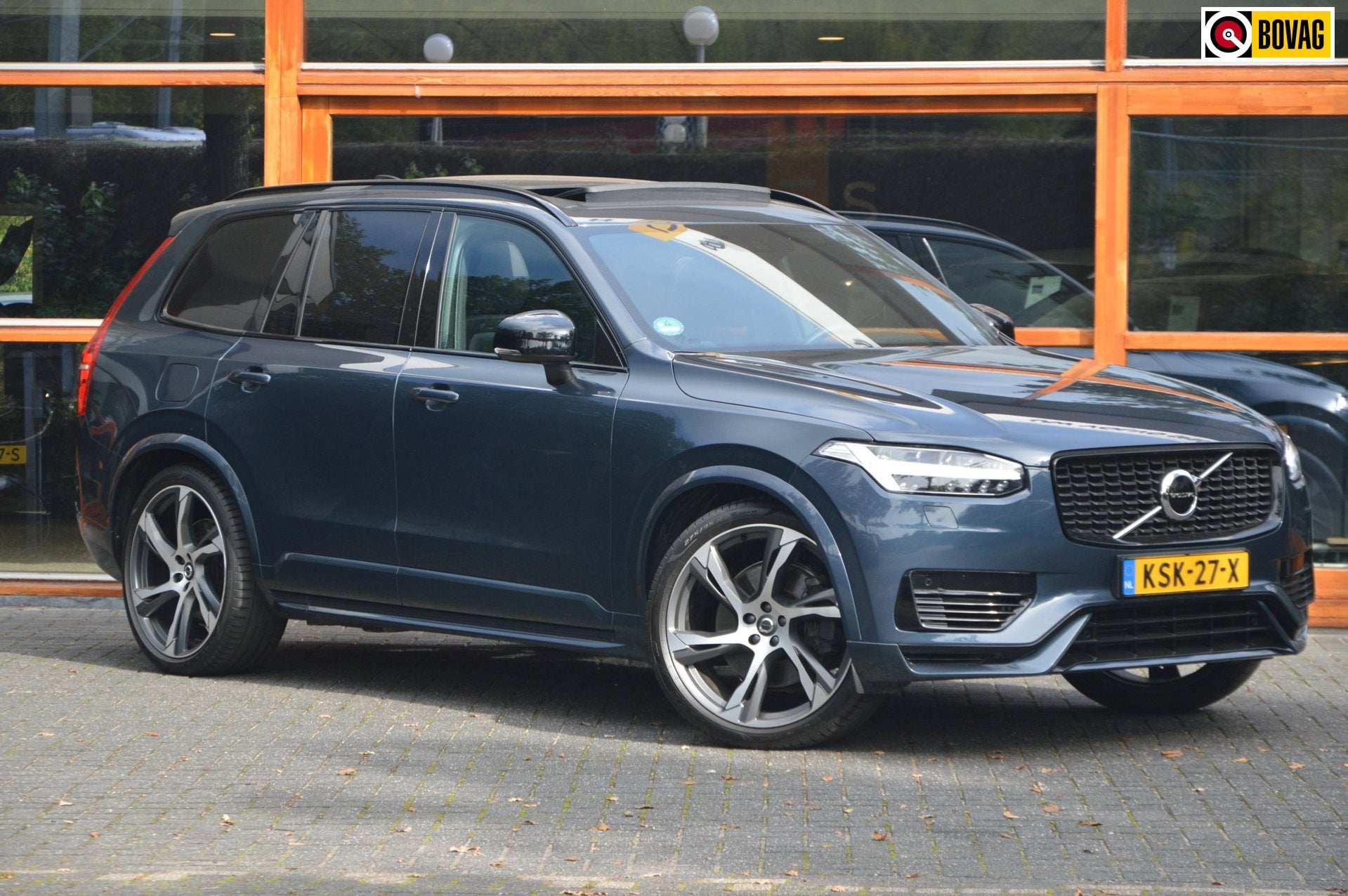Volvo XC90 T8 Recharge AWD Plus Dark | Luchtvering | Panoram, Auto's, Dealer onderhouden, Adaptive Cruise Control, Gebruikt, 4 cilinders