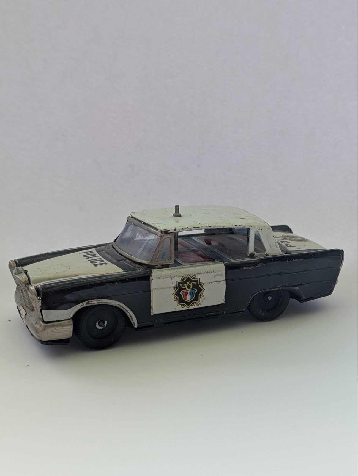 Vintage Blikken Politieauto (Police Car), Ophalen of Verzenden