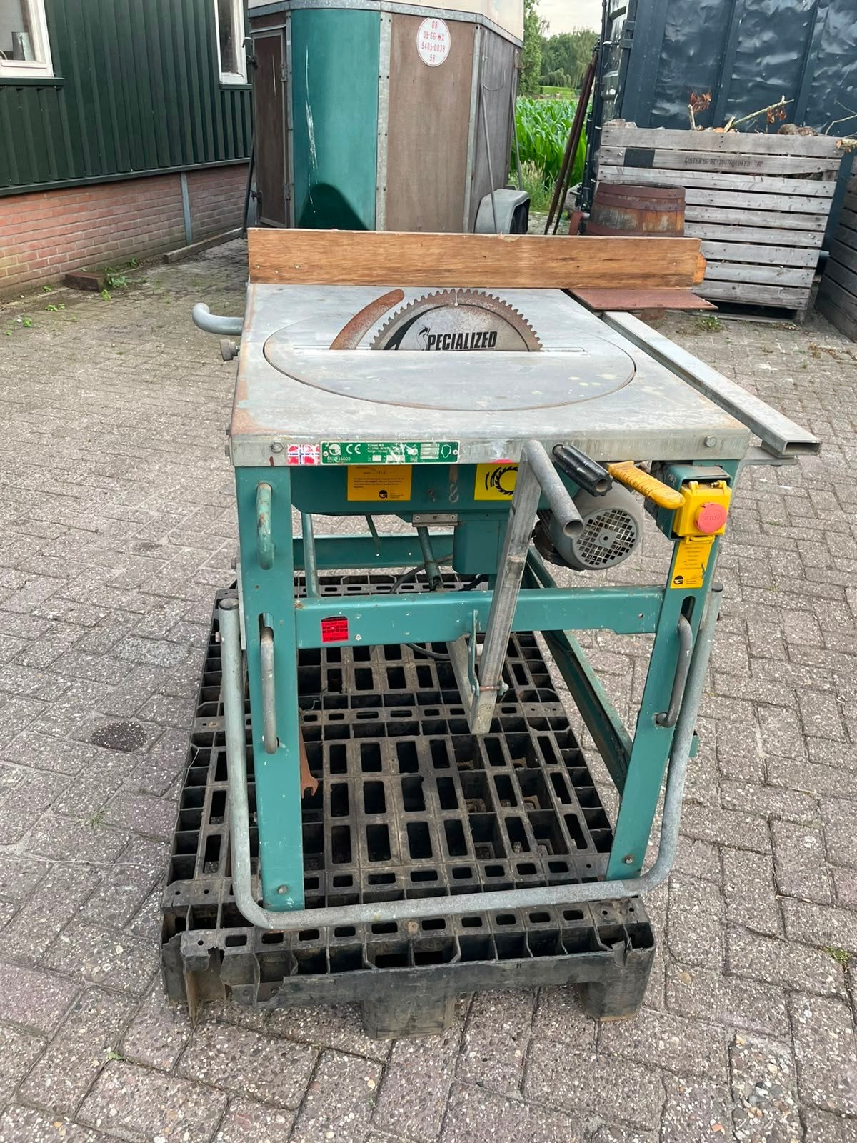Gjerde 1603 400v geremd, Ophalen of Verzenden, 1200 watt of meer, 70 mm of meer