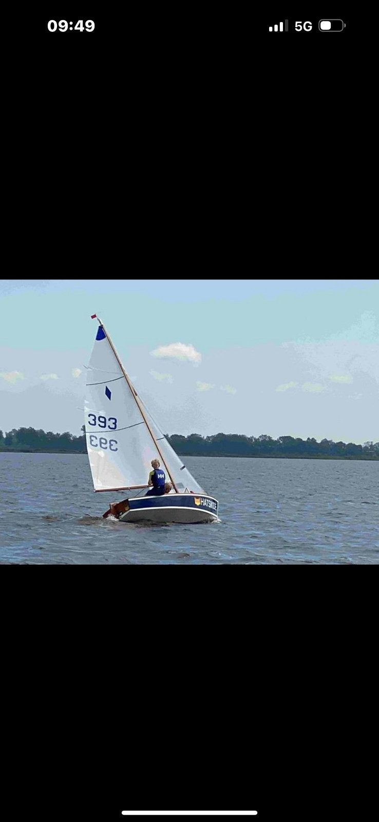 Flits 393 afhalen, inclusief trailer, Watersport en Boten, Open zeilboten, Ophalen, Gebruikt, Inclusief trailer