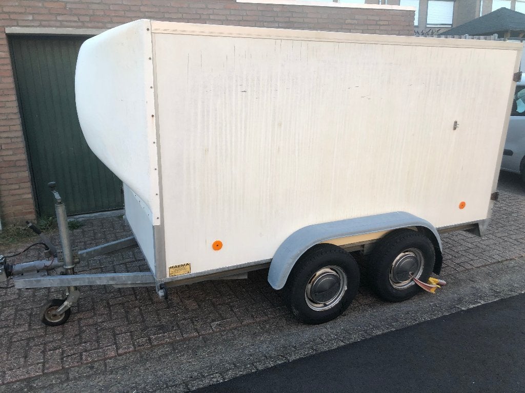 Hapert K2000 gesloten aanhanger. (dubbele as)., Ophalen, Gebruikt