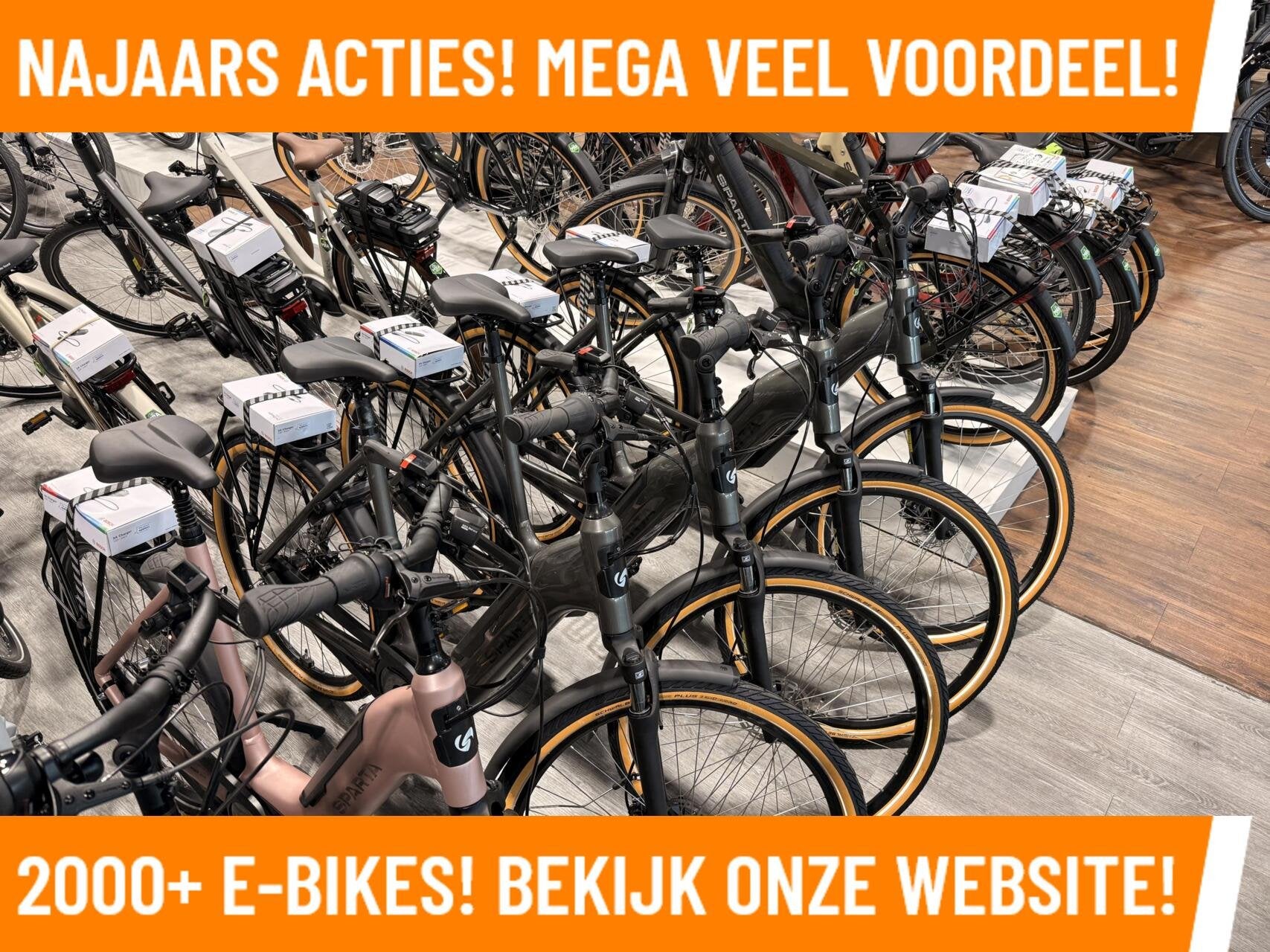 Sparta C-Grid SUPER DEALS Bosch Motor MAGAZIJN OPRUIMING!, 59 cm of meer, Nieuw, 50 km per accu of meer, Sparta