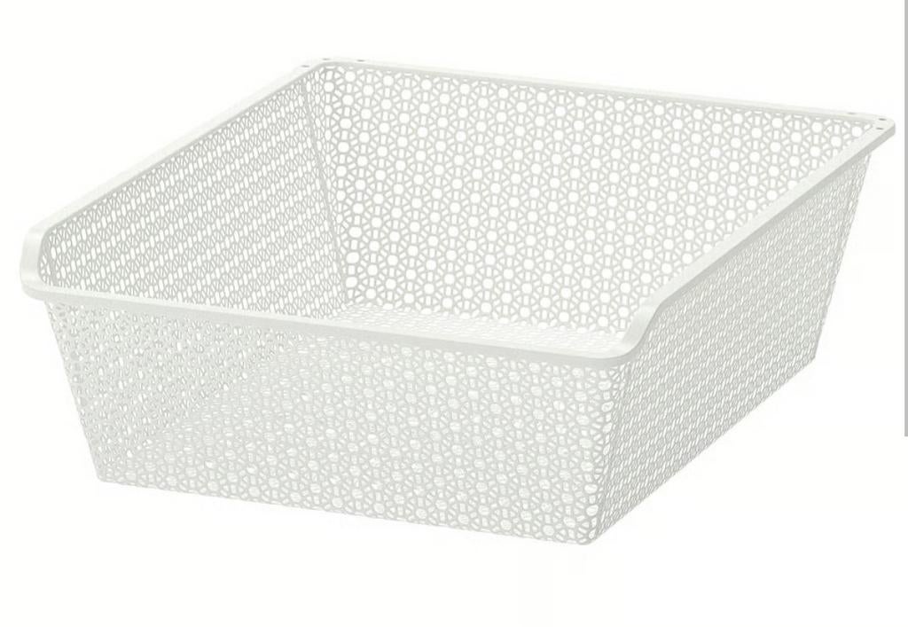 Ikea komplement metalen manden 4 stuks wit €10 per stuk, Ophalen of Verzenden, 50 tot 75 cm, 50 tot 100 cm, Minder dan 100 cm