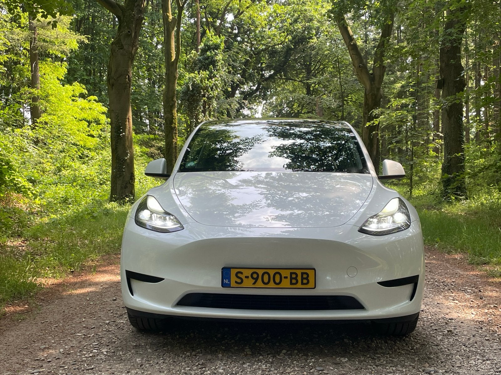 Tesla Y 2023 incl BTW, RWD, FSD  voorbereid, vele extra’s, Auto's, Tesla, Automaat, Achterwielaandrijving, Zwart, Wit