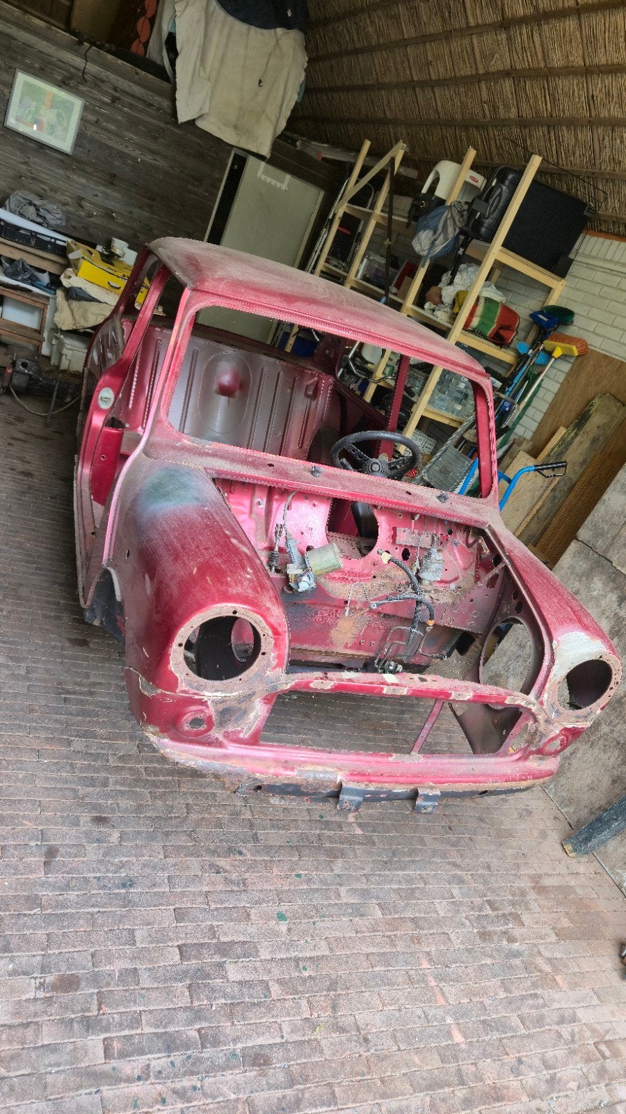 Mini 1300 1.3 U9 1992 project, Voorwielaandrijving, 53 pk, 4 cilinders, 410 kg