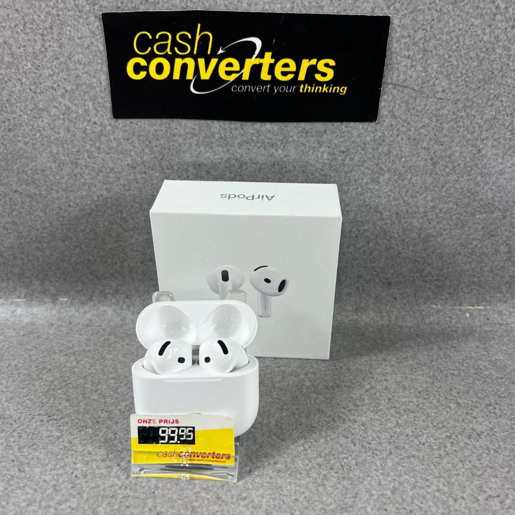 Apple Airpods 4 draadloze oortjes | in doos | A3058 | 408065, In gehoorgang (in-ear), Ophalen of Verzenden, Zo goed als nieuw