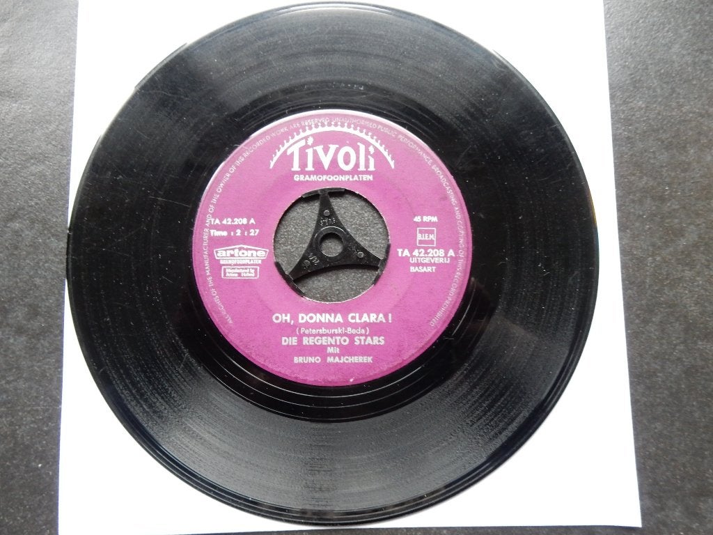 The Regento Stars - Oh, Donna Clara !, Ophalen of Verzenden, Zo goed als nieuw, Pop