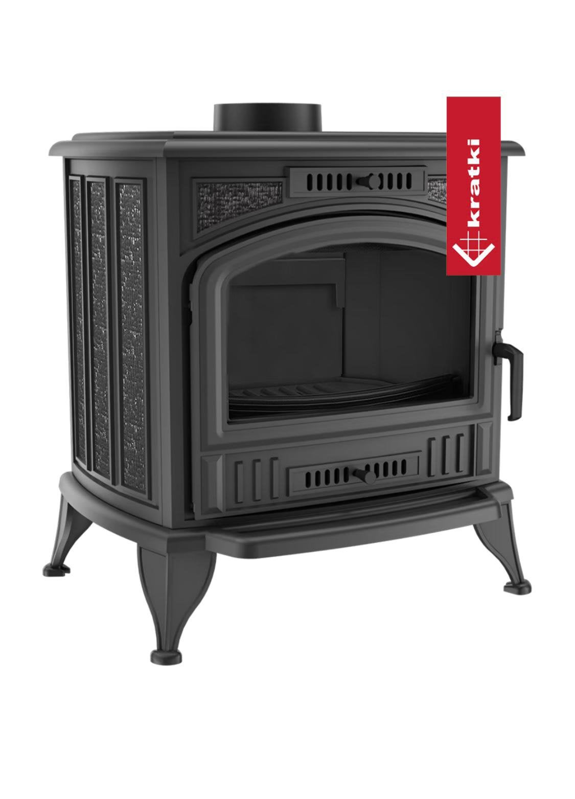 26011 Gietijzeren houtkachel NIEUW, Huis en Inrichting, Ophalen, Info@woonwarmer.nl, Vrijstaand, Woonwarmer