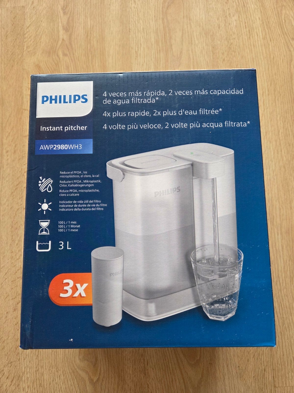 NIEUW IN DOOS Philips Instant waterfilter AWP2980WH3, Ophalen of Verzenden, Nieuw