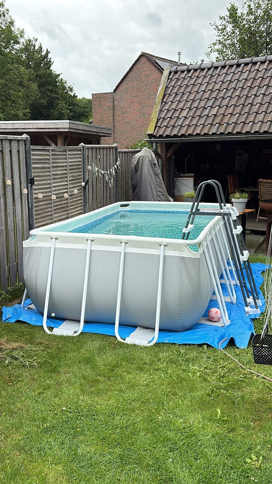 VANDAAG OPHALEN = 175 euro!! Opzetzwembad Intex, Ophalen, 200 tot 300 cm, 80 tot 120 cm, Zo goed als nieuw