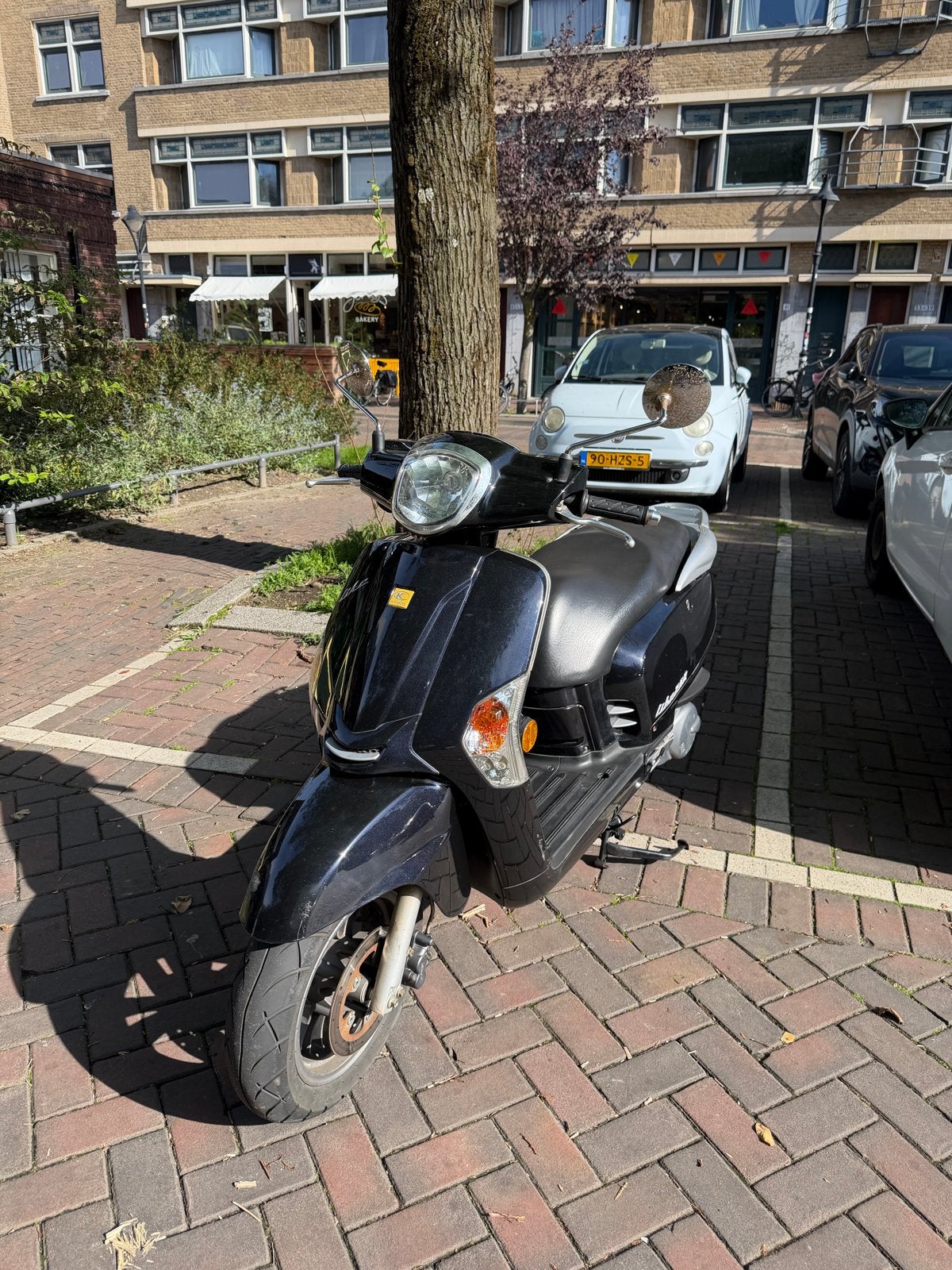Kymco Like 200i Scooter - Zwart, Gebruikt, Maximaal 45 km/u, Ophalen of Verzenden, Like