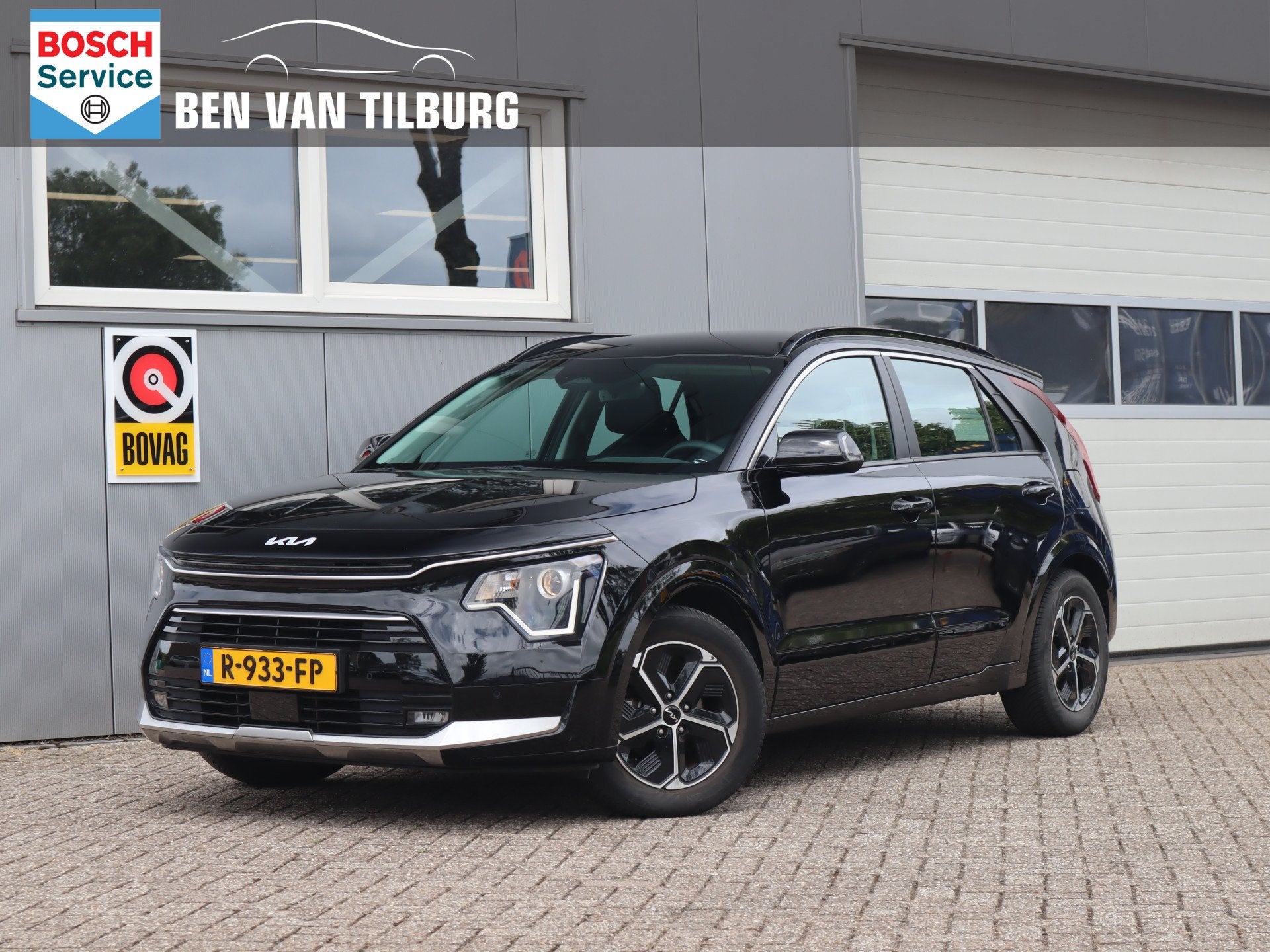 Kia Niro 1.6 GDI DYNAMIC LINE / Trekhaak / Carplay / Cruise, Auto's, 1374 kg, Gebruikt, Euro 6, Leder en Stof