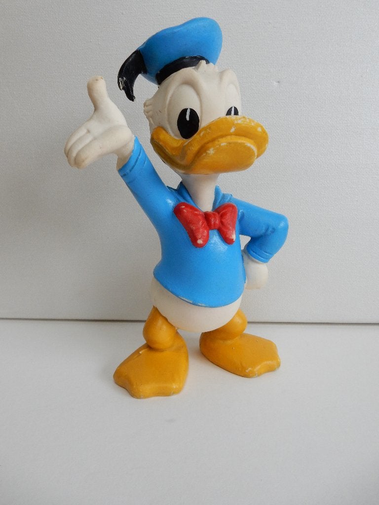 Vintage Donald Duck poppetje, Ophalen of Verzenden, Gebruikt