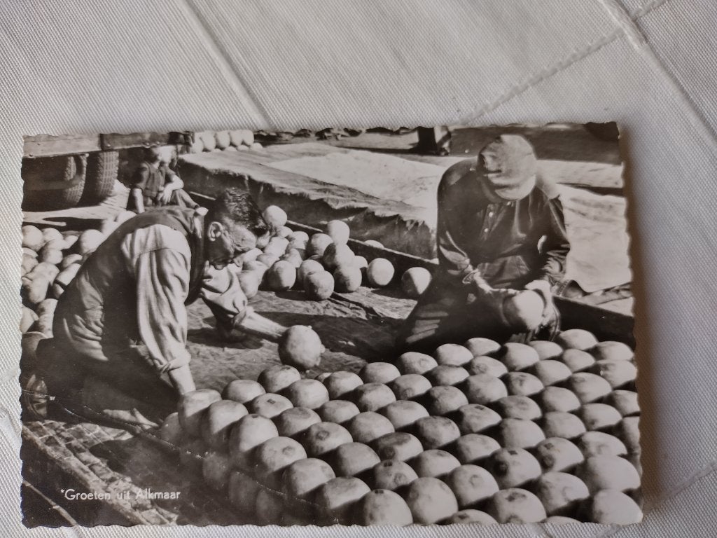 Ansicht alkmaar, Ophalen of Verzenden, 1940 tot 1960, Gelopen, Noord-Holland