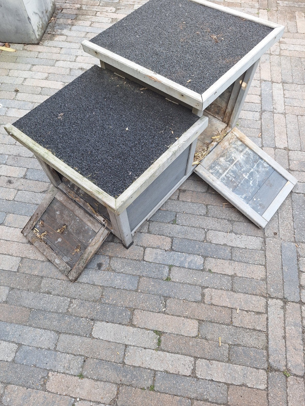 Konijnenhokje, Dieren en Toebehoren, Knaagdieren en Konijnen | Hokken en Kooien, Ophalen, Gebruikt, Kooi, Minder dan 60 cm
