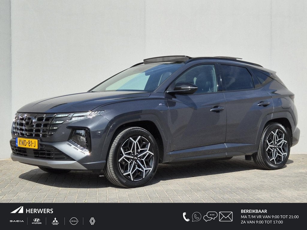 Hyundai Tucson 1.6 T-GDI PHEV N Line Sky Edition 4WD / Fabri, Auto's, Hyundai, Automaat, 1350 kg, 14 kWh, Gebruikt