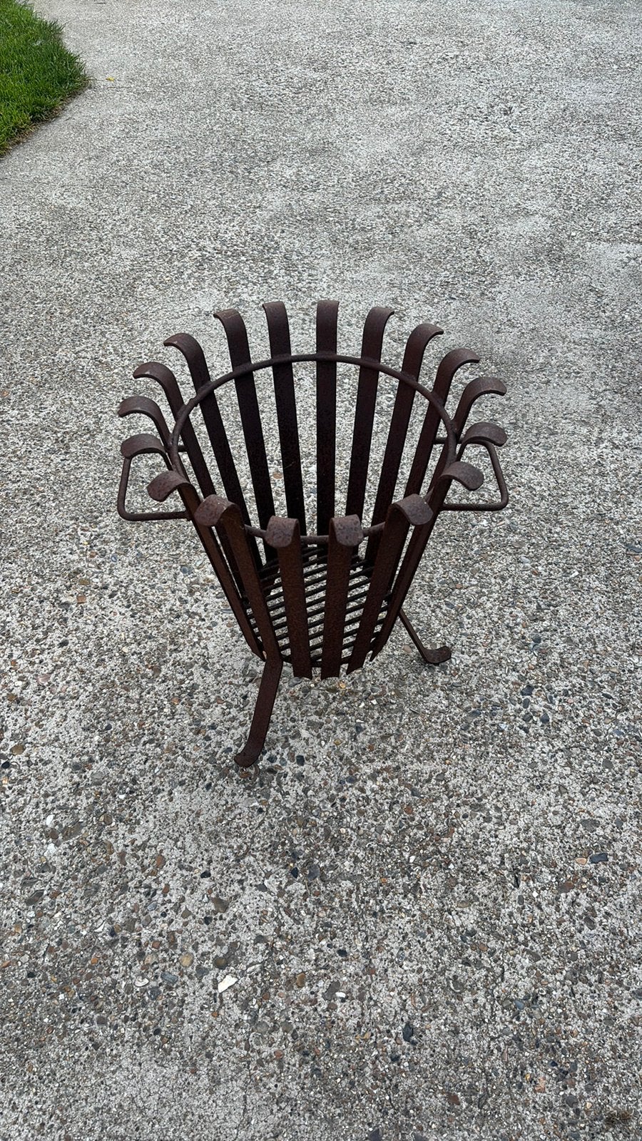 Zware vuurkorf, Tuin en Terras, Vuurkorven, Ophalen, Gebruikt, Vuurkorf