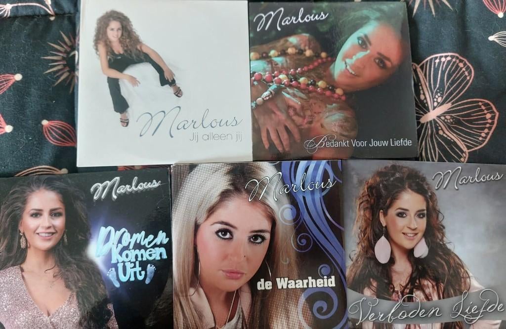 LOT 5 CD-SINGLES VAB MARLOUS OOSTING, 2 t/m 5 singles, Ophalen of Verzenden, Zo goed als nieuw, Nederlandstalig