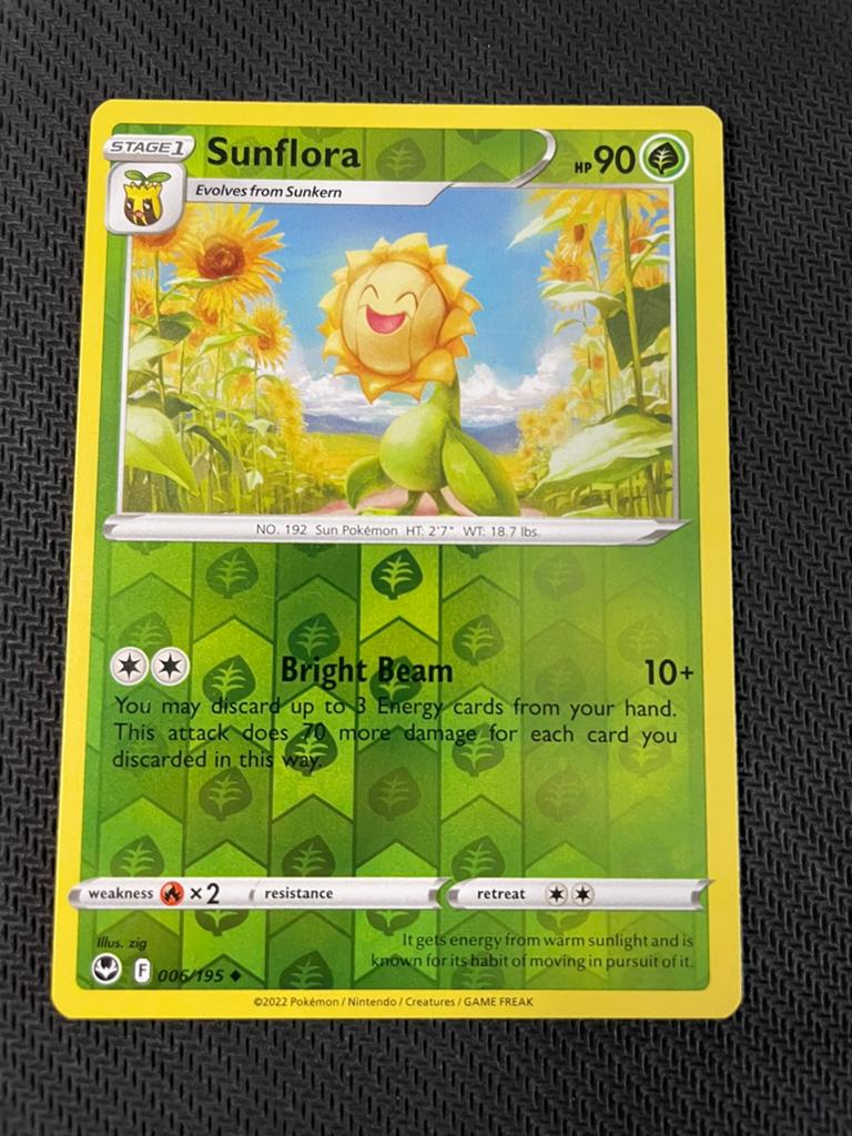 Sunflora 006/195 Reverse Holo Silver Tempest, Ophalen of Verzenden, Zo goed als nieuw