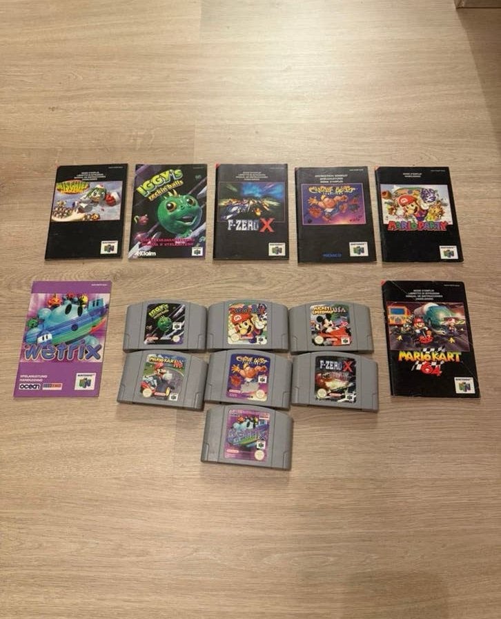 Nintendo 64 games + handleiding, Ophalen of Verzenden