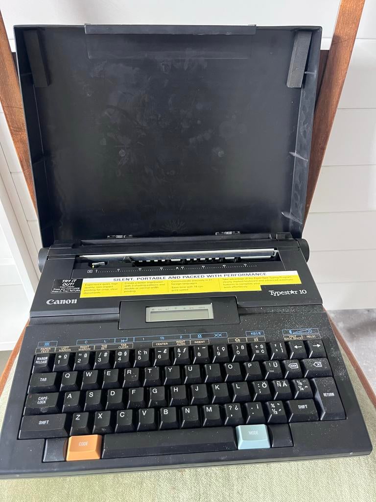 Vintage - Canon Typstar 10 - typemachine met koffer, Diversen, Typemachines, Ophalen