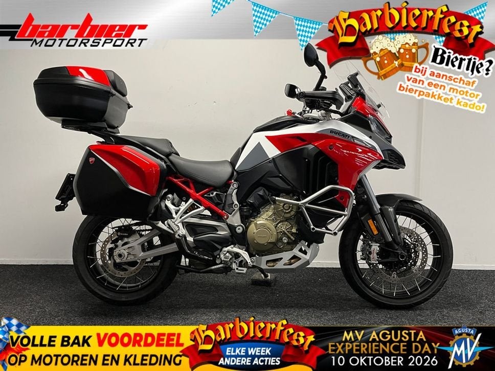 Ducati MULTISTRADA V4 S (bj 2021), DUCATI, 4 cilinders, Motorrijbewijs A, Bedrijf