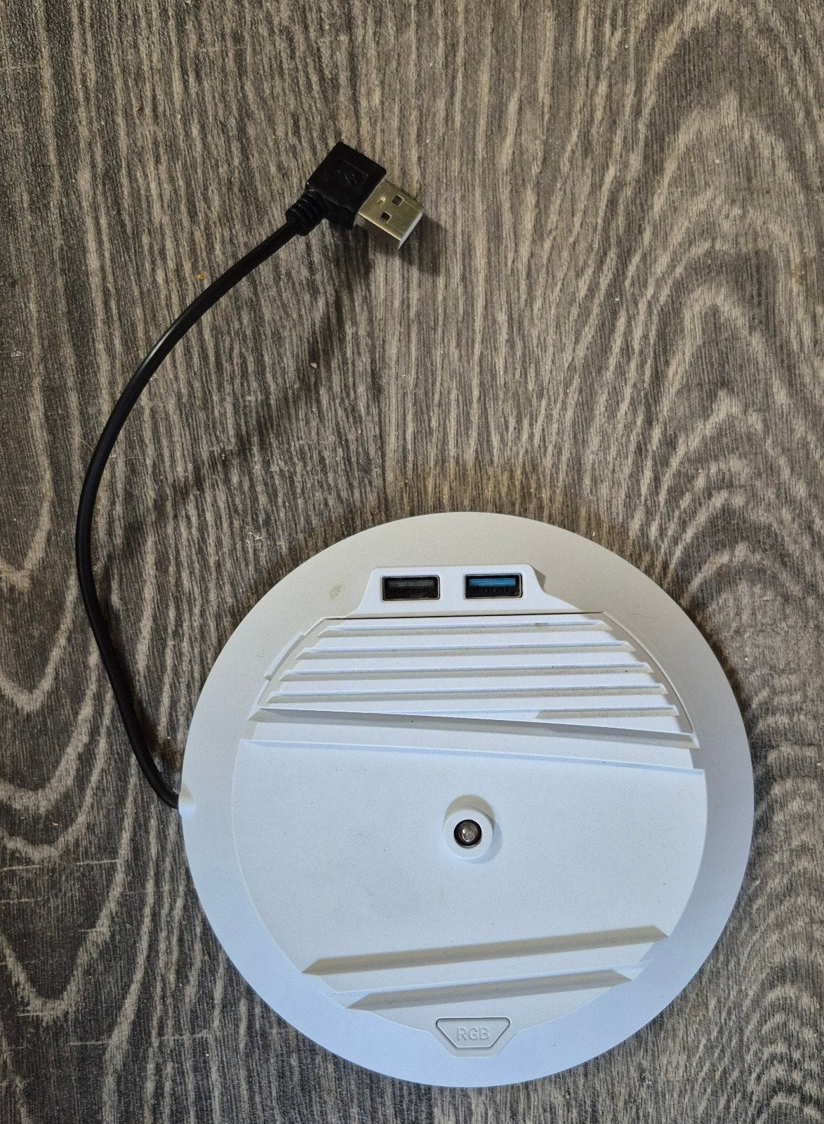 RGB stand verticaal ps5 slim met usb-hub, Houder/standaard, Zo goed als nieuw, RGB verlichting, Overige merken