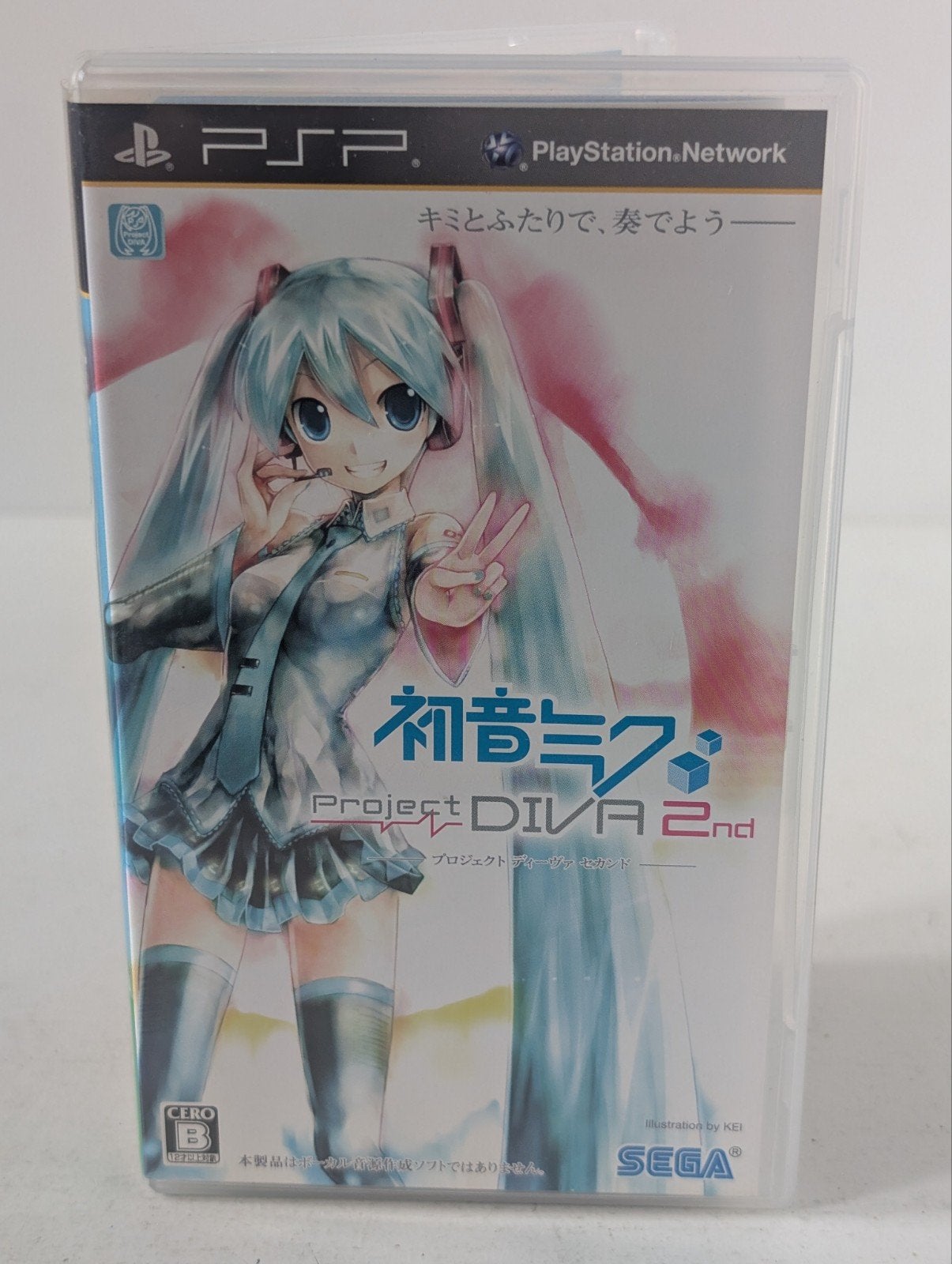 Hatsune Miku Project Diva 2nd PlayStation PSP Japan Import, Muziek, 1 speler, Ophalen of Verzenden, Zo goed als nieuw