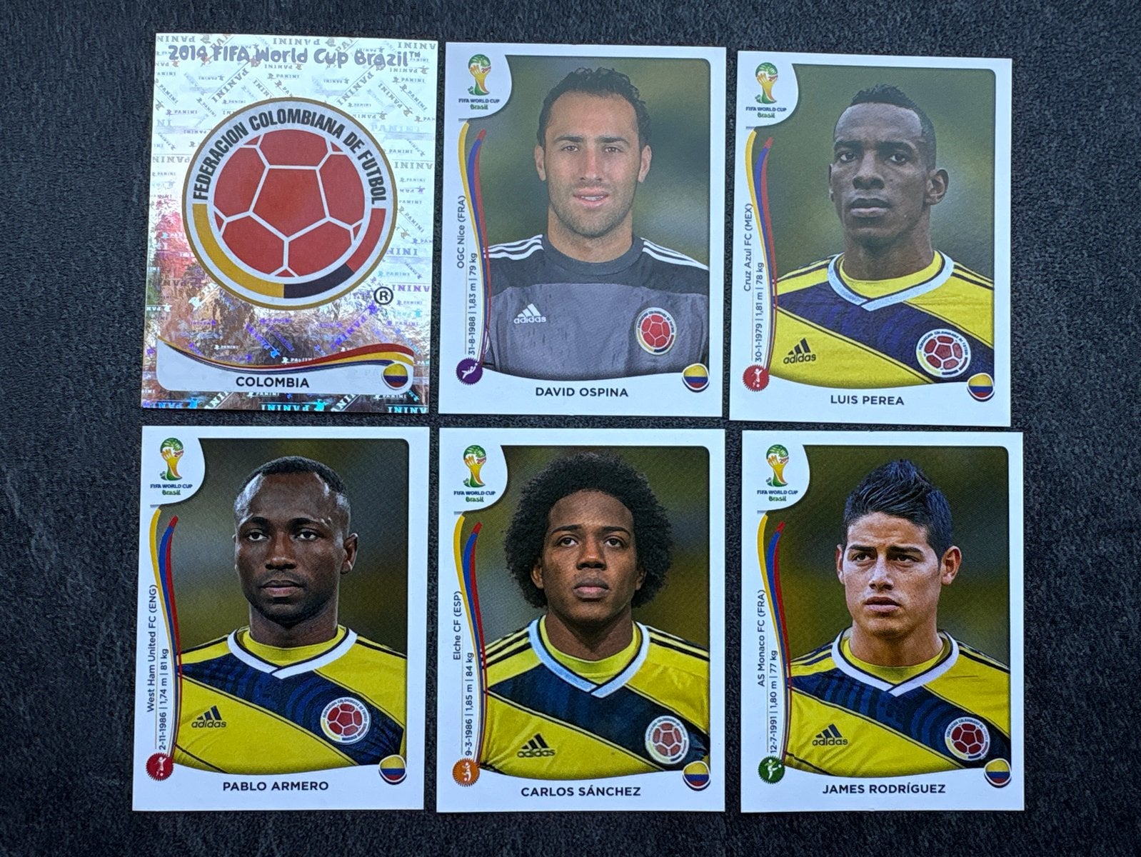 Panini WK 2014 Colombia Voetbalplaatjes - Zeldzaam!, Ophalen of Verzenden, Nieuw, Stickers en Plaatjes
