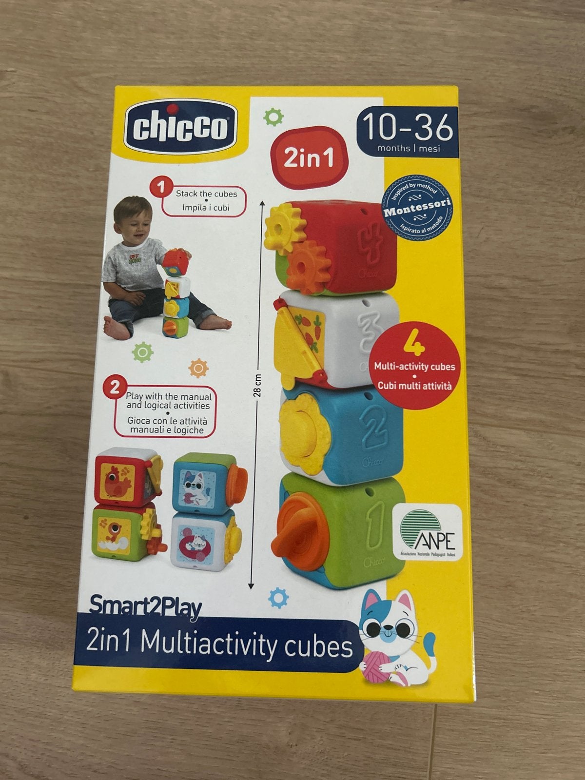 Chicco Smart2Play 2in1 Multi-activiteit Kubussen, Ophalen, Nieuw, Overige typen