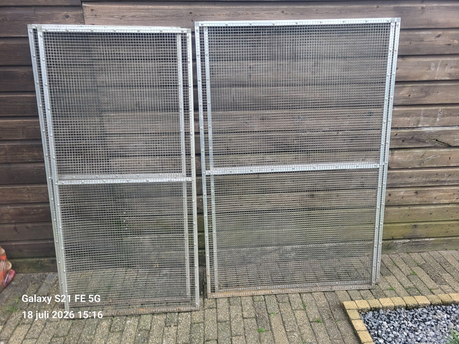 Vogelgaas, Dieren en Toebehoren, Vogels | Hokken en Kooien, Ophalen of Verzenden, Nieuw, Aluminium, Volière