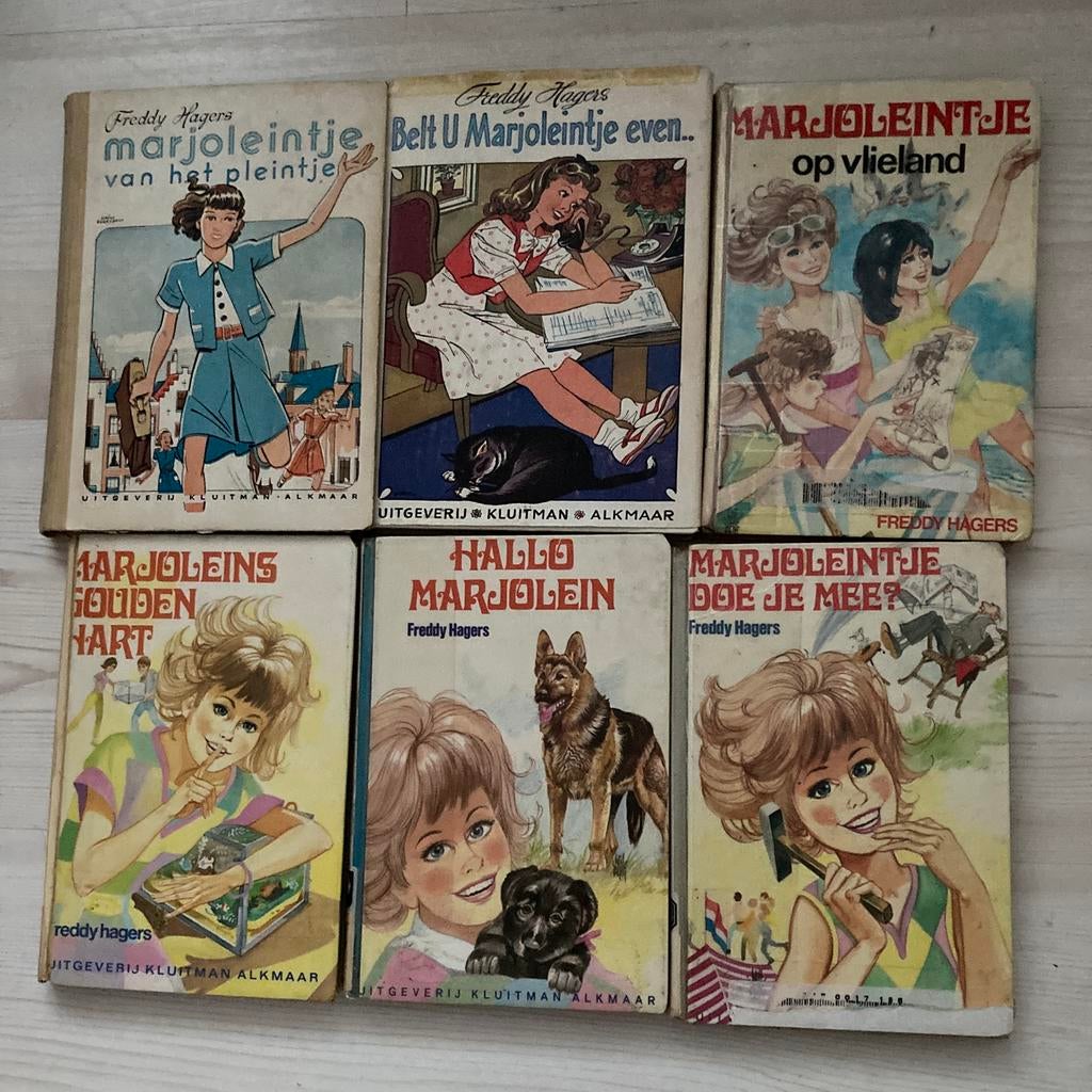Marjoleintje boeken van Freddy Hagers, Boeken, Ophalen of Verzenden, Zo goed als nieuw, Nederland
