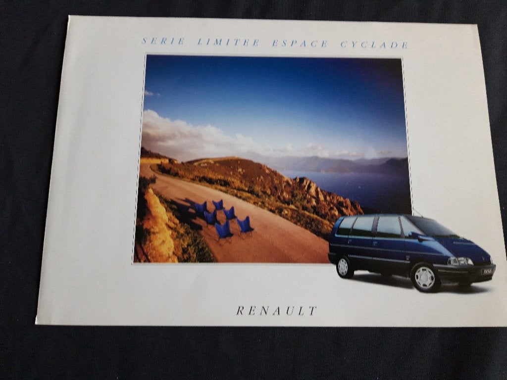 Renault Espace Cyclade Serie Limitée folder NL, Ophalen of Verzenden, Zo goed als nieuw, Renault
